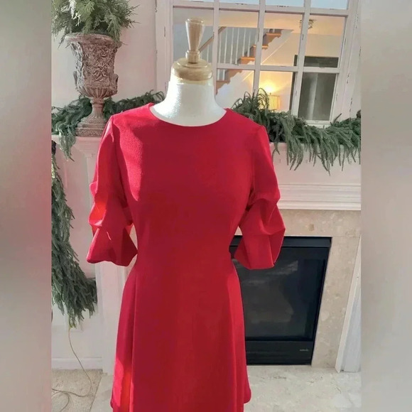 Gorgeous Donna Karan Red Cocktail/Party Dress - Picture 2 of 7
